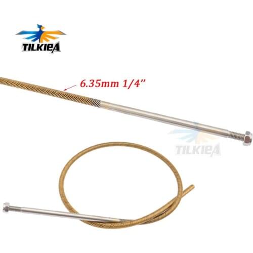 6.35mm Flexible Axle Flex Cable 1/4'' Soft Drive Shaft for RC Boat Length 700mm/950mm Left/Right Shaft Spare Parts