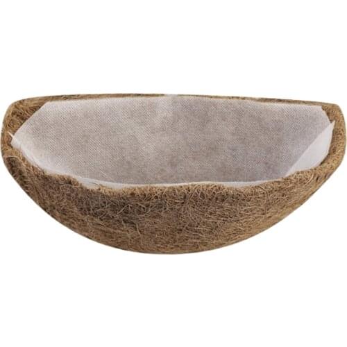 Coco Fiber Liner for Planters Basket Natural Coconut Coir Liners Planter