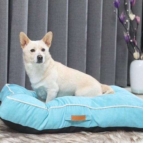 Pet Kennel Mat For Large Dogs Bed Removable Washable Teddy Pomeranian Small Dog House Cat Sleeping Pad Thicken Pet Sofa Cushion