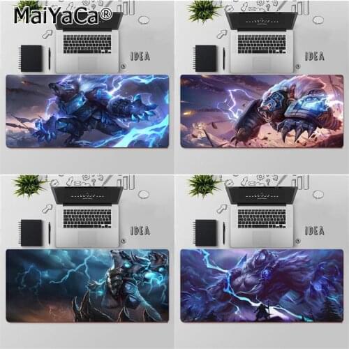 MaiYaCa Top Quality league of legends Volibear DIY Design Pattern Game mousepad Free Shipping Large Mouse Pad Keyboards Mat