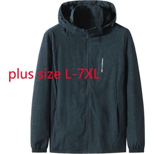 New Arrival Fashion Super Large Spring And Autumn Young Men Casual Coat Jacket Plus Size L XL 2XL 3XL 4XL 5XL 6XL 7XL