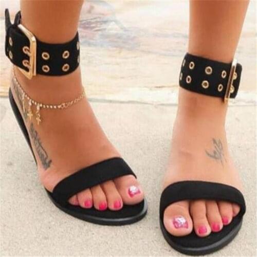 New women sandals transparent flat summer gladiator open toe clear jelly shoes ladies roman beach sandals