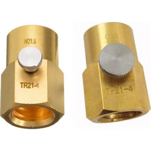 New TR21-4 to CGA320/W21.8 Soda Maker Cylinder Refill Adapter Tank Connection Kit