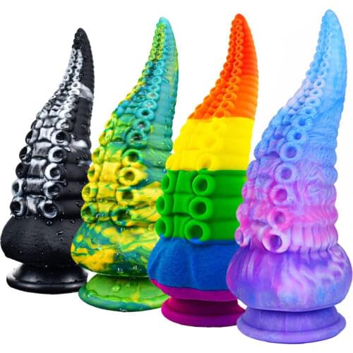 Monster Dildo Lesbian Huge Anal Toys Suction Cup Adult Sex Product Octopus Tentacle artificial penis Dildo Sex Toy for Women