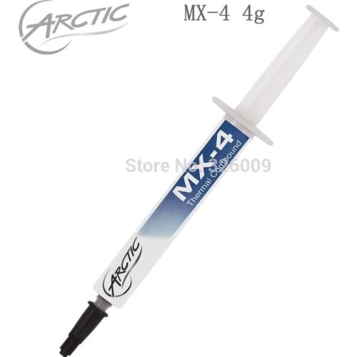 Genuine Original ARCTIC MX-4 4g, 8.5W/MK, thermal paste for Overclocking, Cooling compound grease, Conductive heatsink Plaster