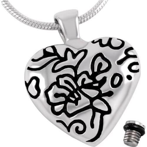 IJD8404 Vintage design Stainless steel Crenation urn necklace,Wholesale Women&Mens ashes memorial cremation jewelry pendants