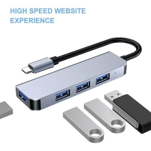 Phone Expansion Dock Plug Play Type-C Male USB 3.0 2.0 Female Compact Docking Stand Stations for Laptop Windows 7/8/8.1/10