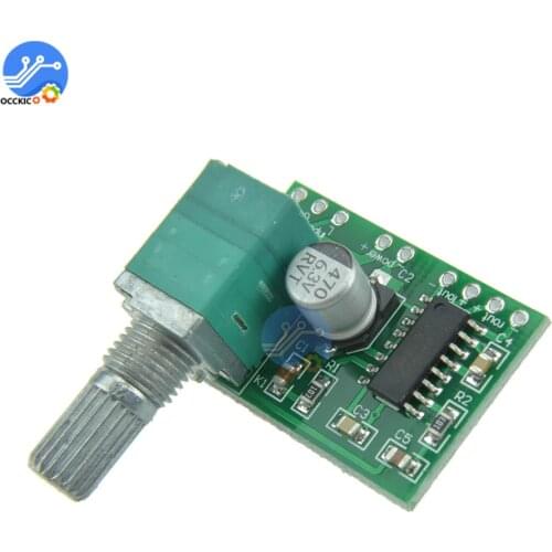 PAM8403 Amplifier Board 5V Power Audio Speaker Amplifier Board 2 Channel 3W Volume Control Power Modulo Amplificador