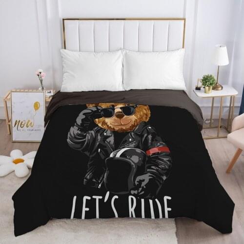 Duvet cover Quilt/Blanket/Comfortable Case Luxury Bedding 140x200 150x200 240x220 240x260 for Home 3D Print animal RIDE