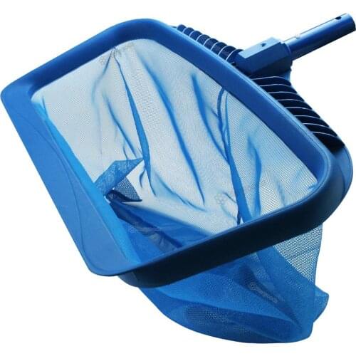 Professional Leaf Rake Deep Bag Swimming Pool Skimmer Net with Telescopic Pole Removal Leaf Rake Mesh Pool Ponds Cleaning Debris