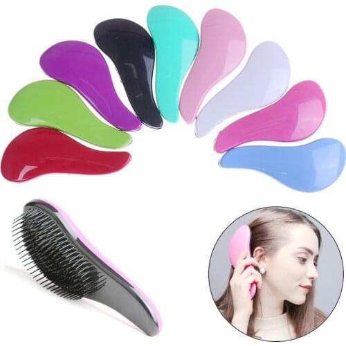 TT Hair Comb Detangling Hair Brush Hair Care Anti-Static Brush Tangle Wet Dry Handle Tangle Curly