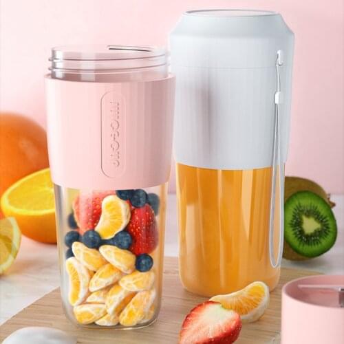 Portable Juicer Electric Wireless Blender USB Rechargeable Mixer Juice Cup Smoothie Maker Mini Food Processor Kitchen Appliance