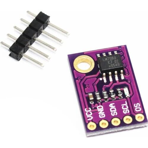LM75A Temperature Sensor High-speed I2C Interface Development Board Module
