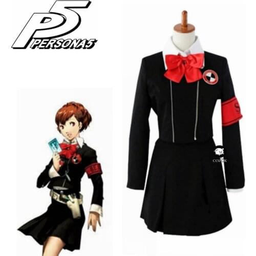 Shin Megami Tensei Persona 3 Mitsuru Kirijo Chihiro Fushimi Female School Uniform Cosplay Costume Halloween Costume Custom Made
