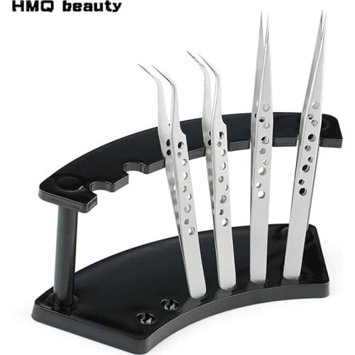 1 Pcs Eyelash Tweezer Storage Holder Pen Rack Eyelash extension tool Storage Acrylic Holder Stand Eyelash Planting Tools