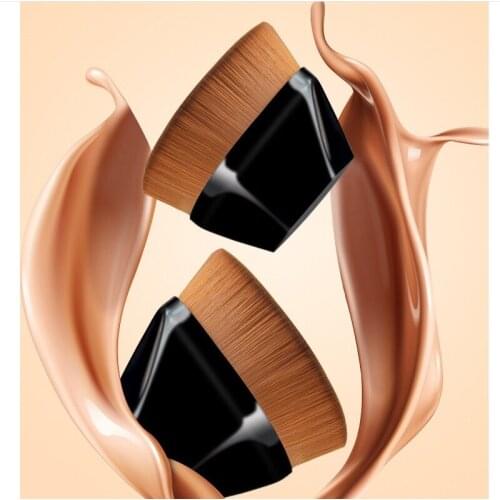 1 Pcs Makeup Brush Contour Powder Foundation Convenient Non-marking Makeup Brush Make Up Tool No Shed Hair With Storage Box