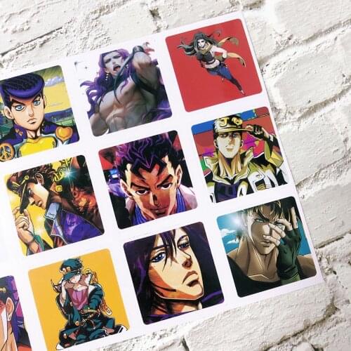 10 Pcs/lot Anime JoJos Bizarre Adventure Mobile phone desk car sticker Laptop glass removable sticker
