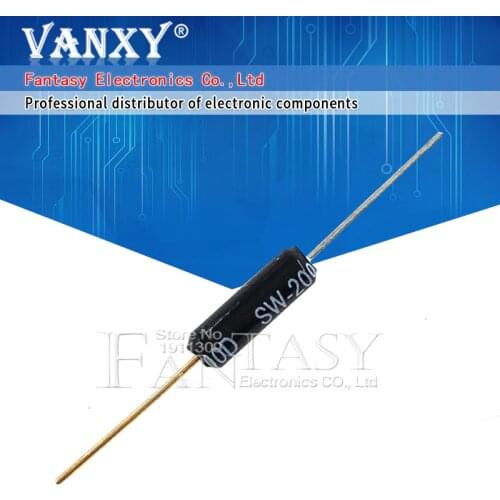 10PCS SW-200D Vibration switch Ball switch Tilt switch Double bead Angle sensor