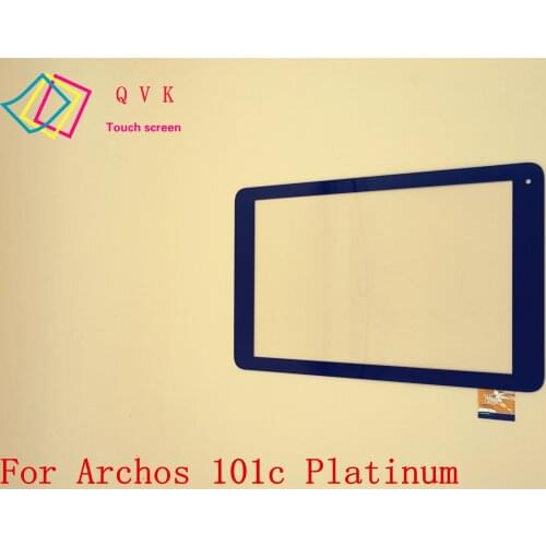 2Pcs BLACK WHITE 10.1 inch for Archos 101c Platinum tablet pc capacitive touch screen glass digitizer panel