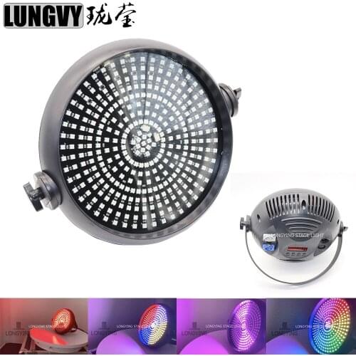 312pcs 5050 lamp beads Pixel Super bright colorful DMX Strobe Flash led par light Stage DJ Disco Party Music Active Light