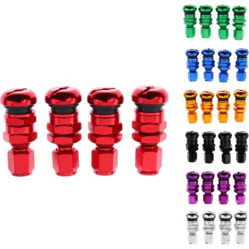 4 Pieces Car /Truck /Bike Tire Wheel Rims Stem Air Valve Caps Tyre Cover