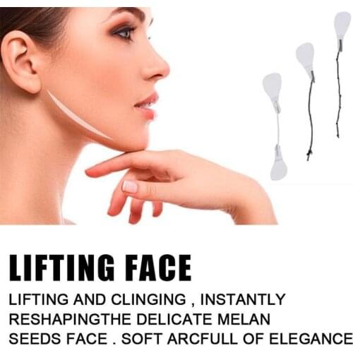 40Pcs/Set Invisible Thin Face Stickers V-Shape Face Line Wrinkle Sagging SkinFace Lift Up Fast Chin Adhesive Tape