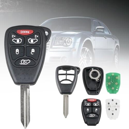 6 buttons Car Remote Key FCCID: M3N5WY72XX 315Mhz Suit for 2004-2007 Chrysler Town & Country Dodge Caravan Dodge Grand Caravan