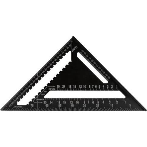 Aluminum Rafter Carpenter Triple-cornered Square 12 Inch Measuring Layout Tool Woodworking Tool