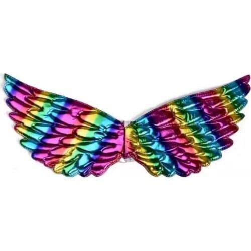 Angel Fairy Rainbow Wings Fancy Dress Wing Halloween Wedding Birthday Party Costume Accessories Diy Background Decoration