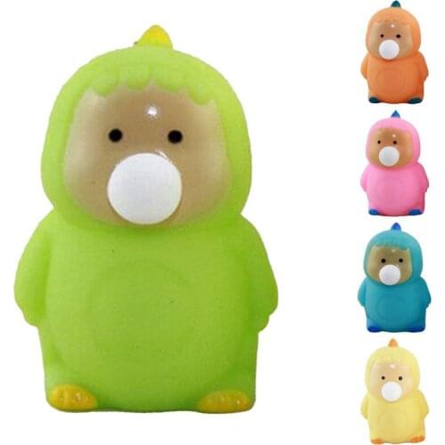 Anti-stress Toy Delicate Craft Elastic PVC Dinosaur Blow Bubble Stress Release Ball Decompression Toys Relaxing Christmas gift
