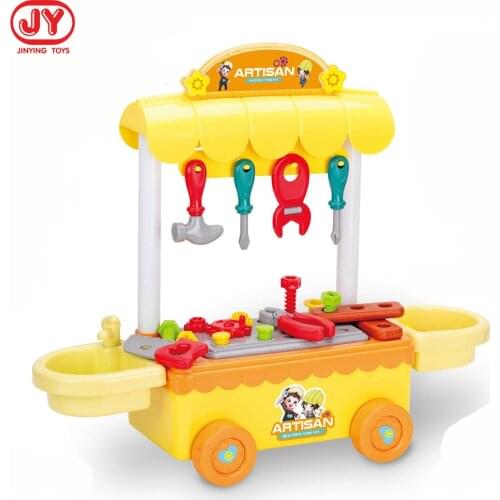 Kids Wheelbarrow Early Educational Toys Simulation Repair Tools Toys Drill Plastic Game Learning Engineering Puzzle Toys Gifts