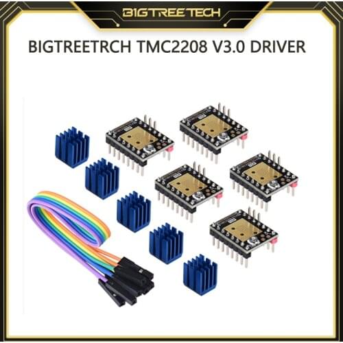 BIGTREETECH TMC2208 V3.0 Stepper Motor Driver TMC2208 UART VS TMC2130 TMC2209 for SKR V1.3 SKR V1.4 Ender 33D Printer Parts