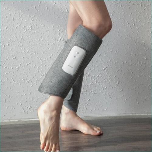 Electric Rechargeable Air Compression Leg Warm Massager Completely Wrapped Hot Relieve Calf Muscle Fatigue Massage Relaxation