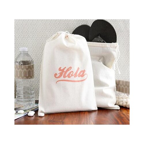 Custom "Hola" destination wedding Hangover Kit favor gift Welcome Bags Bachelorette hen bridal shower party gift bag