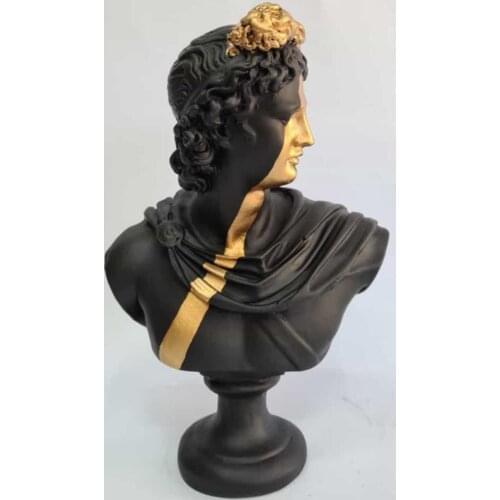 AROSE APOLLO BUST SCULPTURE HOME OFFICE DECOR