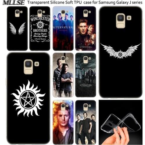 Hot Supernatural TV show Soft Silicone Case For Samsung Galaxy J2Pro J4 J6 J8 2018 J3 J5 J7 2016 2017EU Prime CORE Plus Fashion