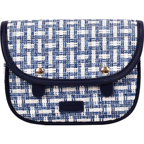 Mini Weaving Crossbody Bags For Women 2019 Summer Ladies Leather Weave bag and Weave bag in Bucket Shoulder Messenger Bag