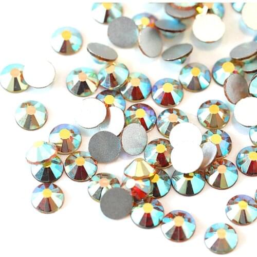 New Color! SS3-SS30 Morning Light Nail Art Rhinestone Glass Nail Rhinestone Glitter Strass for Nail Art Decoration H0932