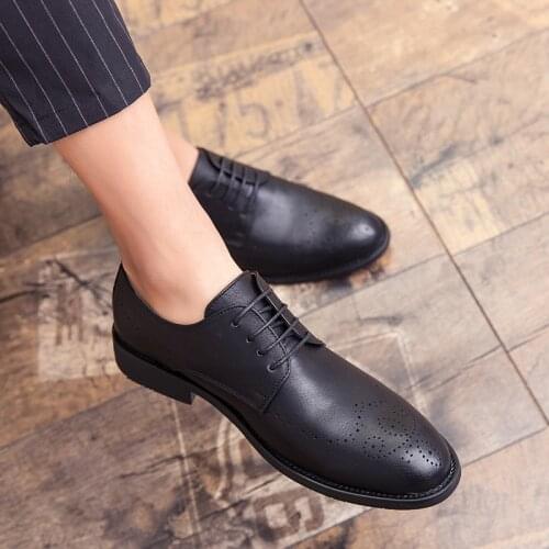 Plus size chaussure home business dress Oxford leather shoes mens casual and breathable office shoes zapatos hombre обувь туфли