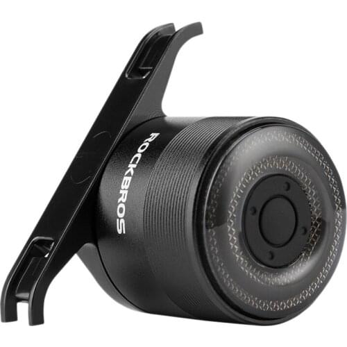 ROCKBROS Bike Tail Light MTB Road Bike Night Cycling Rear Light Smart Brake Sensor Warning Light Waterproof Bicycle Accessories