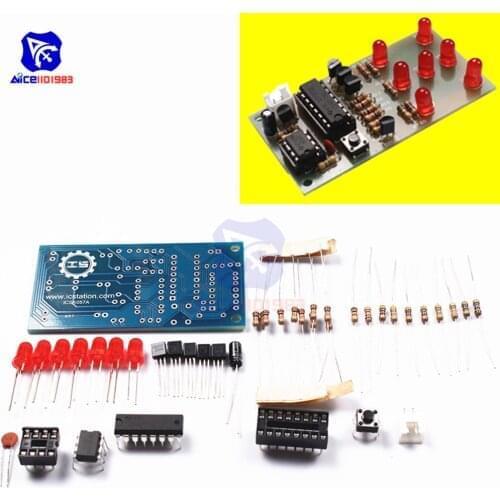 NE555 LED Module CD4017 5mm Red LED 4.5-5V ICSK057A Electronic Module DIY Kit