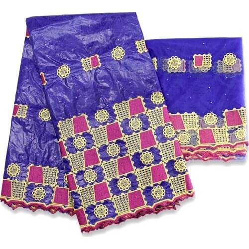 Getzner textil austria african bazin riche getzner fabric tissu broderie dubai lace dress sewing material 5+2 yards/lot