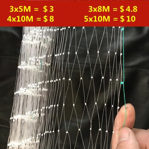 Anti Bird Net nylon 6X10M Orchard Garden Anti Bird Netting For Fruit Trees Pond Balcony Bird Netting Orchard Mesh Protect