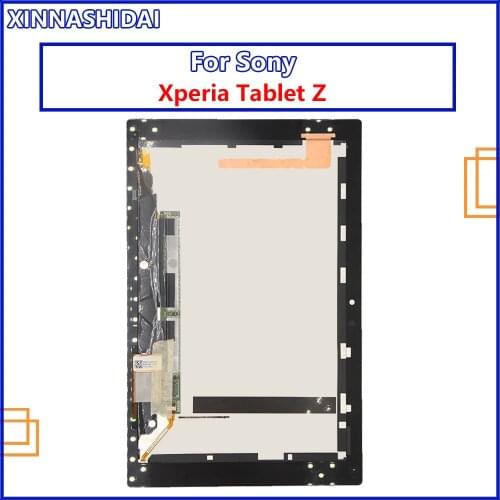 For Sony Xperia Tablet Z 10.1" SGP311 SGP312 SGP321 LCD Display Touch Screen Digitizer Panel Assembly with Frame 100% Tested