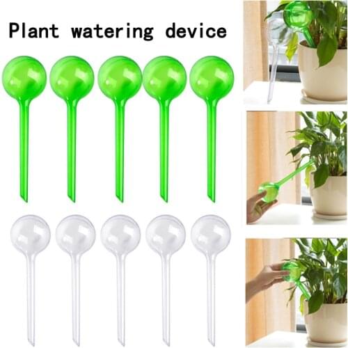 1/5/12 pcs Automatic Plant Self Watering Water Feeder Plastic PVC Ball Plant Flowers Water Feeder Indoor Outdoor Watering Cans