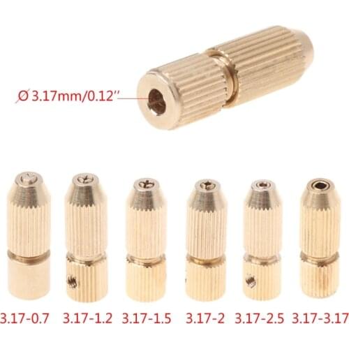1 Pc 2.3mm 3.17mm Micro Drill Clamp Fixture Chuck 0.7-3.2mm Electric Motor Shaft