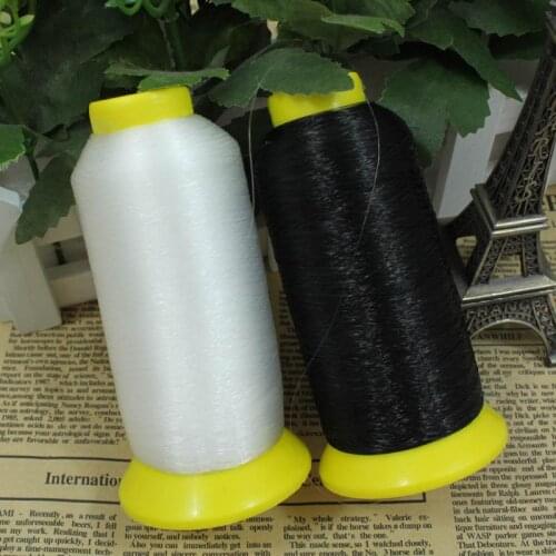 100%NYLON 4000 meters 0.12MM transparent /black Sewing thread invisible thread for label crafts bags Blindstitch Quilting Beads