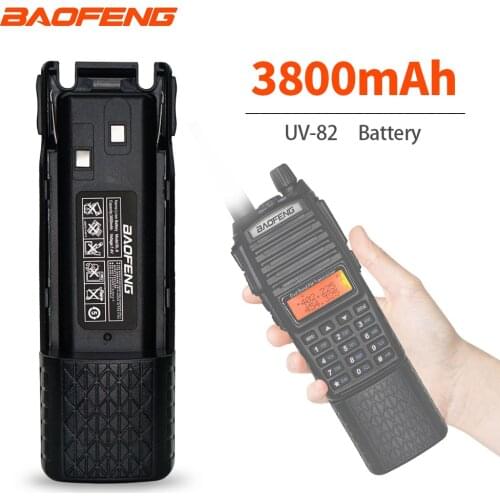 100% Original BL-8 Baofeng Radio Li-on Battery 3800mAh For UV-82 UV82 Walkie Talkie Ham Radio Two Way Radio