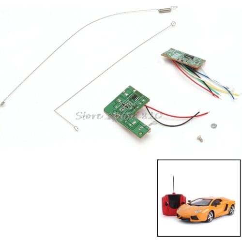 4CH Remote Control 27MHZ Circuit Board PCB Transmitter Receives Antenna Toys Whosale&Dropship