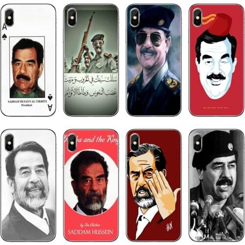 Saddam Hussein Iraq Accessories phone Case For Huawei P30 P20 Pro P10 P9 P8 Lite Y5 Y6 Y7 Y9 P Smart Plus 2018 2019
